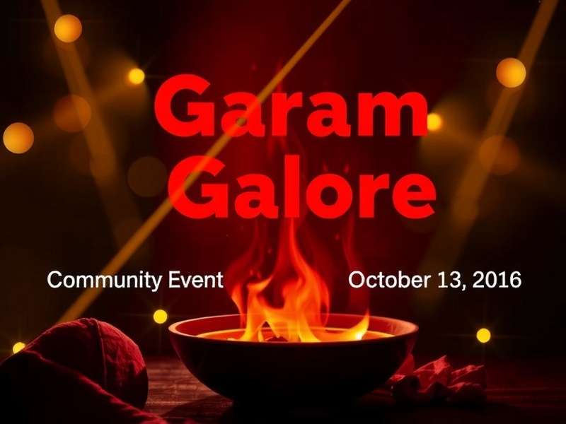 Garam Galore Community Event